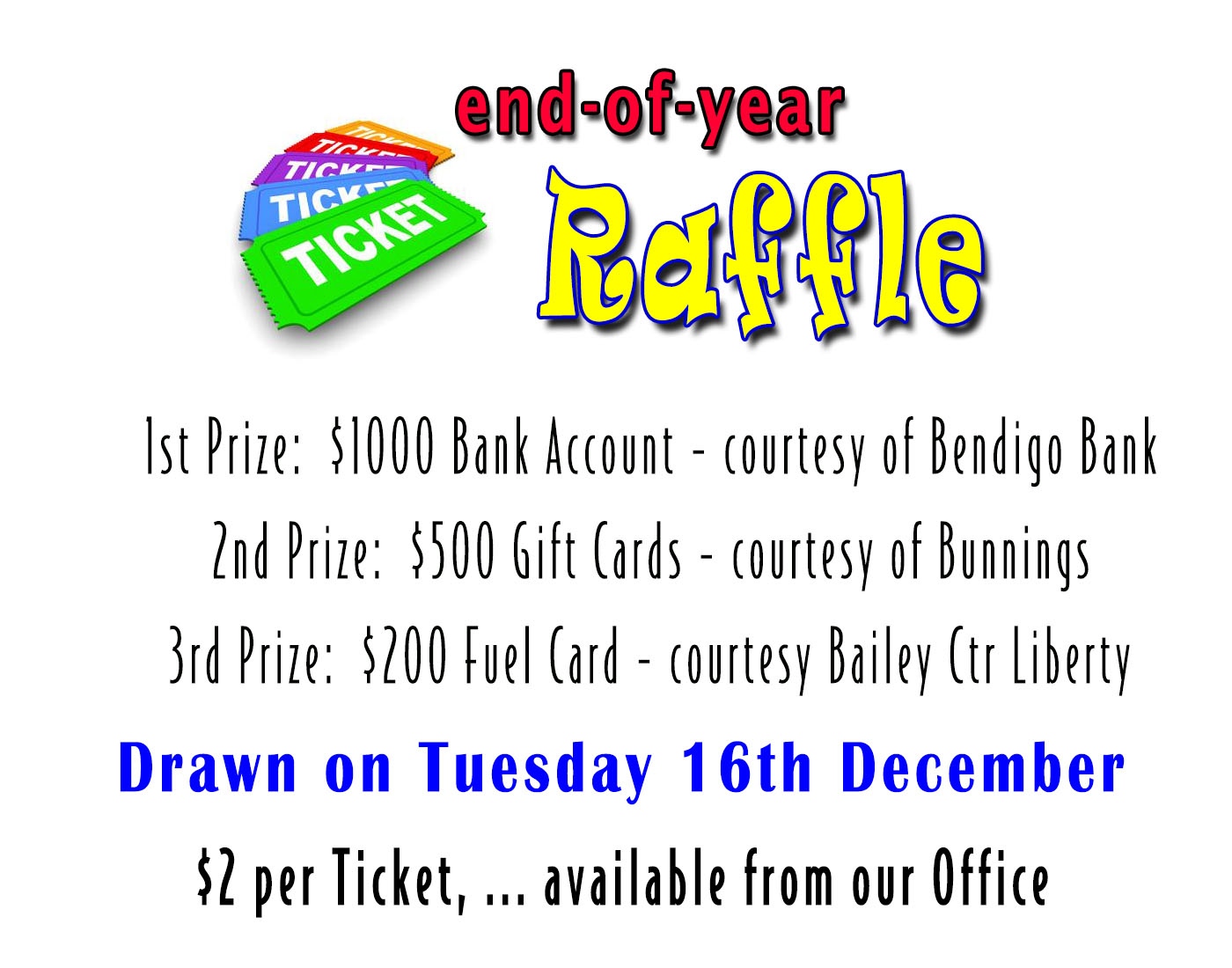 2Air's End-of-Year Raffle